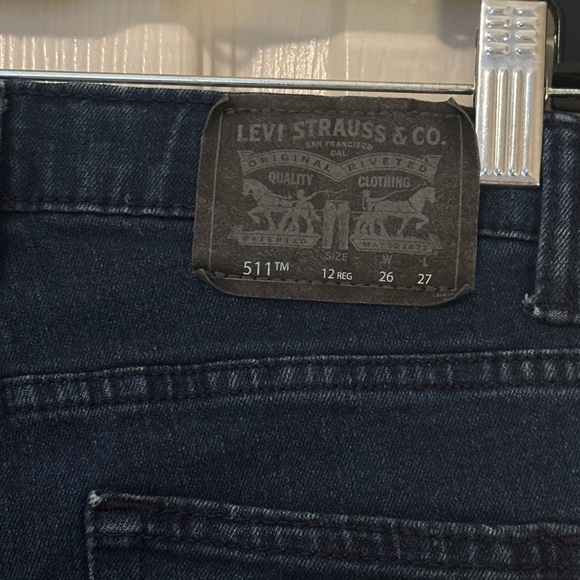 Vintage Levi's Boy’s Dark Blue Jeans - Picture 6 of 9